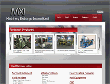 Tablet Screenshot of mxi-usa.com